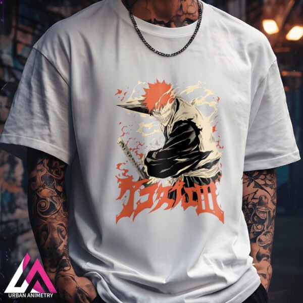 Male MOK Ichigo Kurosaki Graphic T-Shirt