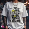 throne female white Saiyan Throne Graphic T-Shirt