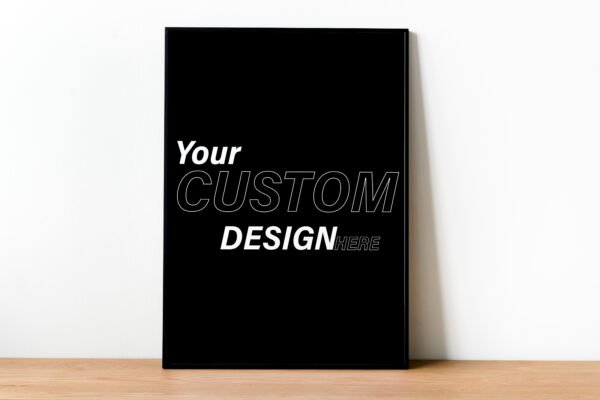 CUSTOM Custom Aluminium Metal Poster – Premium Personalised Wall Art